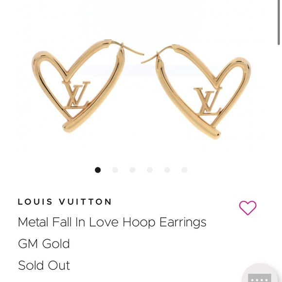 Louis Vuitton Fall In Love Hoop Earrings GM - Picture 5 of 12